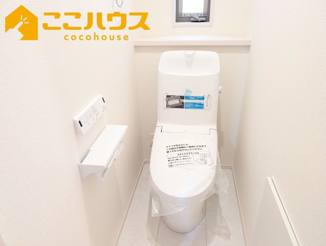 那覇市仲井真　いろどりアイタウン　新築戸建て　全8区画　4号棟のトイレ