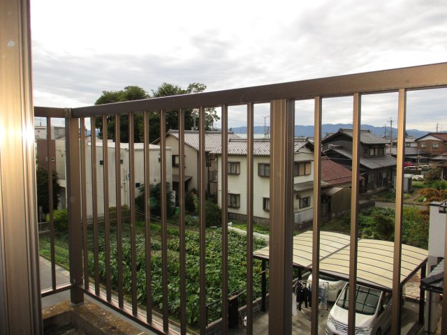 KANOハイツのバルコニー