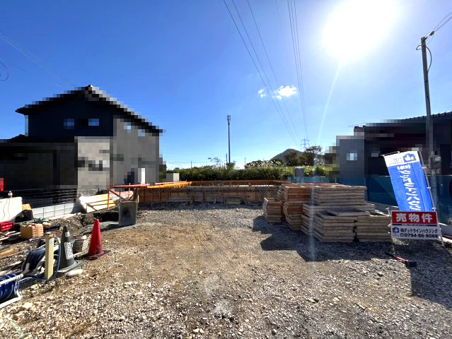 西脇市小坂町　新築平屋の外観