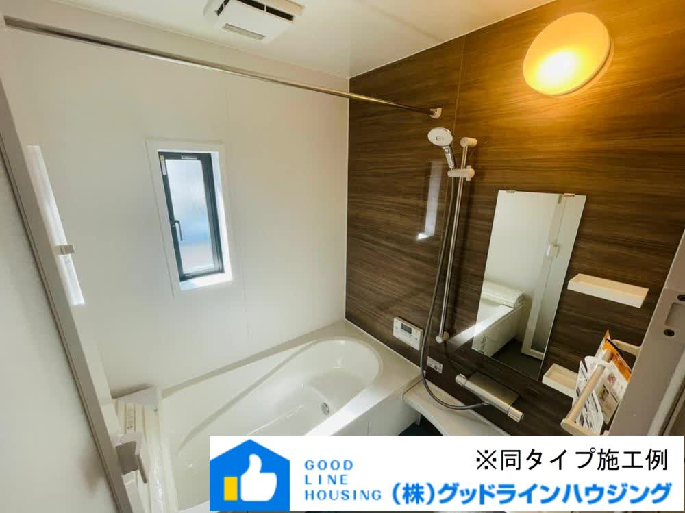 西脇市小坂町　新築平屋の浴室