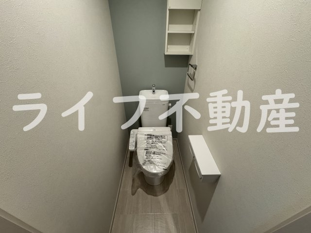 コート・ド・ボーヌ深江南南棟のトイレ|落ち着いたトイレです