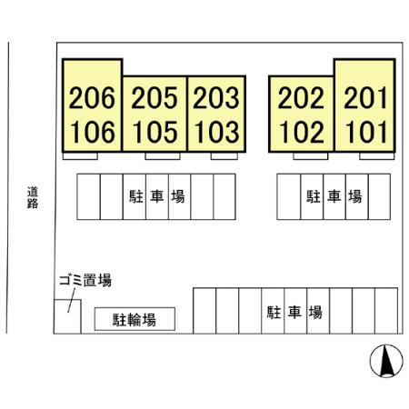 プランドールの区画図