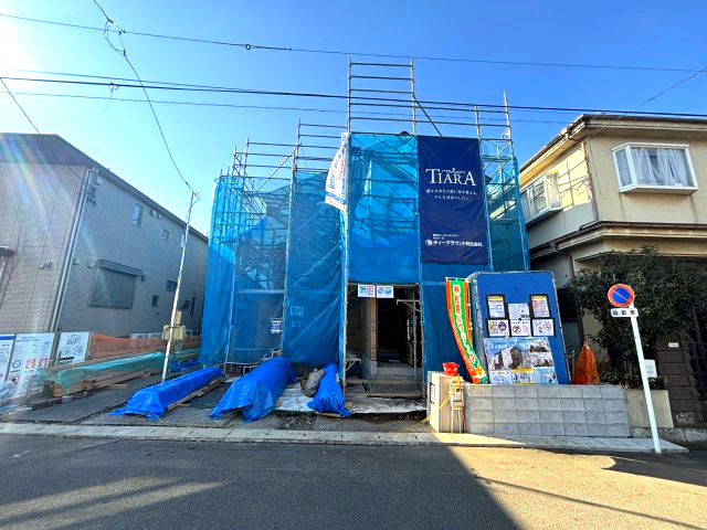 狭山市水野　新築2棟の外観|完成間近！