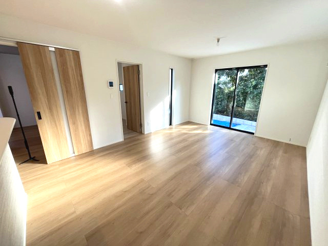 狭山市　水野　新築2棟の玄関|施工事例です