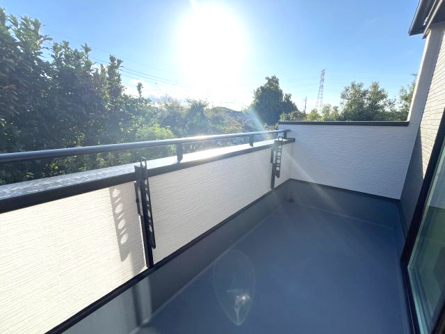 狭山市水野　新築2棟のバルコニー|施工事例です