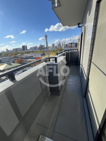 プロスピリティ四天王寺　大江小学校区のバルコニー|プロスピリティー四天王寺　バルコニー