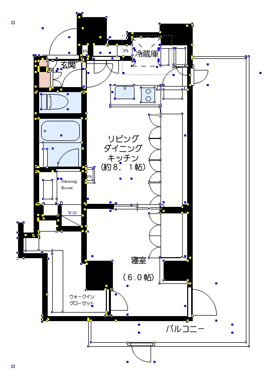 ザ・パークハビオ神楽坂香月５０６の画像
