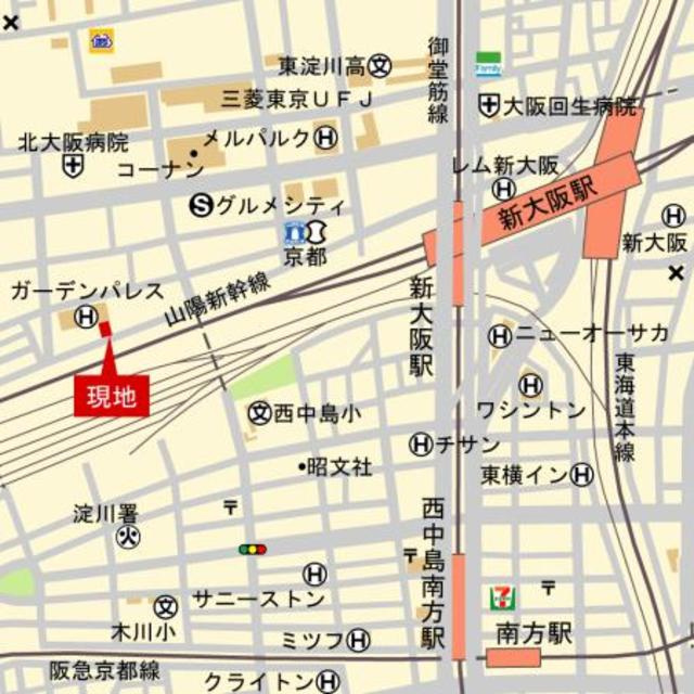 Ｍｉｄ　Ｃｏｕｒｔ　新大阪の地図
