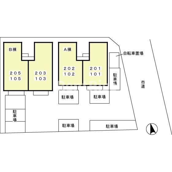 メルシー寿・幸 Ｂのエントランス