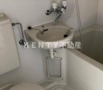 【洗面所】 | ピュアコーポヤマザキ | スペースが確保できる洗面所です