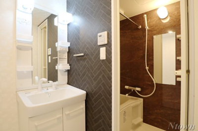 【洗面所】 | S-RESIDENCE上前津South | 明るい洗面所です