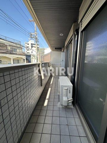 フルール桃谷のバルコニー