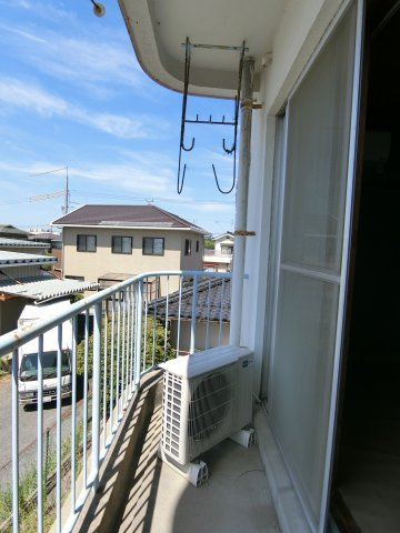 ネオハイツ安倍のバルコニー