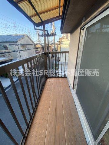 善根寺町4丁目中古テラスハウスのバルコニー|2面バルコニーがあります！陽当たり良好です♪