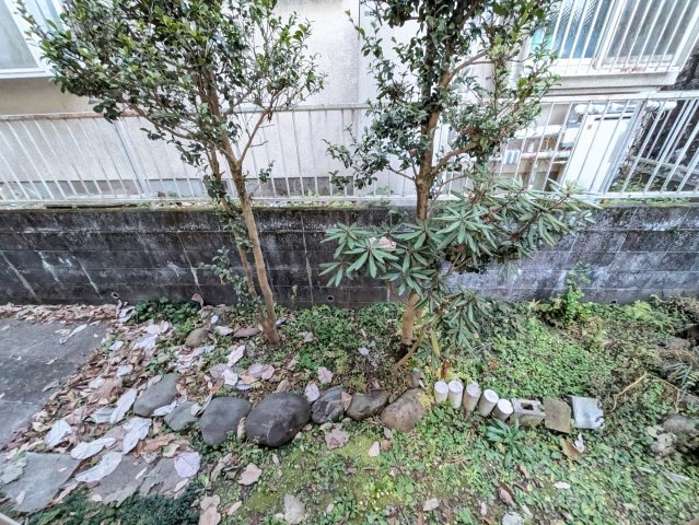 牛沼一戸建の庭