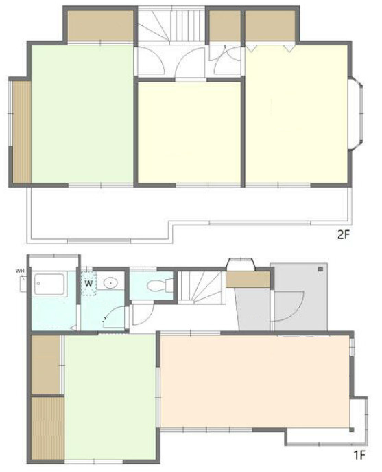 牛沼一戸建の間取り|※現況優先となります