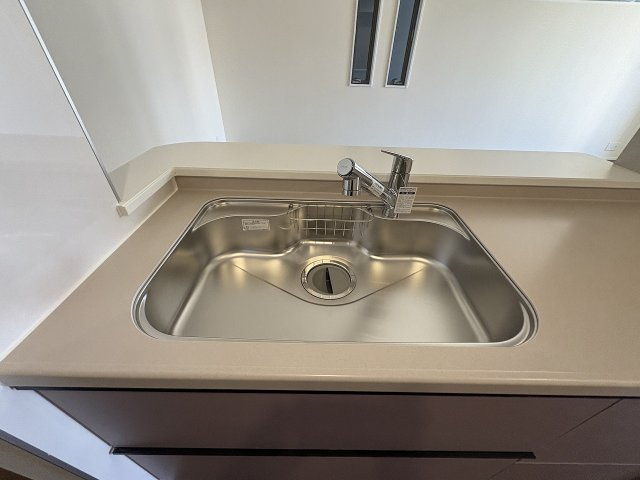 【キッチン】 | 福岡市博多区麦野1丁目　1号棟（全2棟）【仲介手数料無料・0円】 | 施工例。施工例は完成時と異なる場合があります。