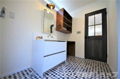 【独立洗面台】 | アウトドア×お家 | 建売住宅では見れないおしゃれな洗面所