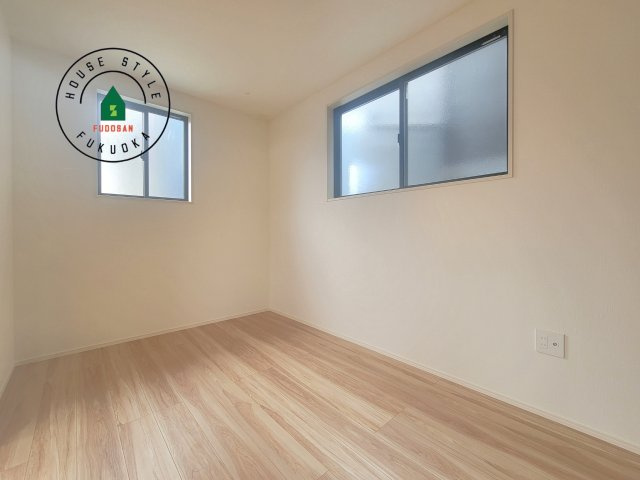 筑紫野市紫5丁目第3-2棟(4号棟)の内観：施工例|将来的に、琉球畳を引きまして和室風にすることも可能です。