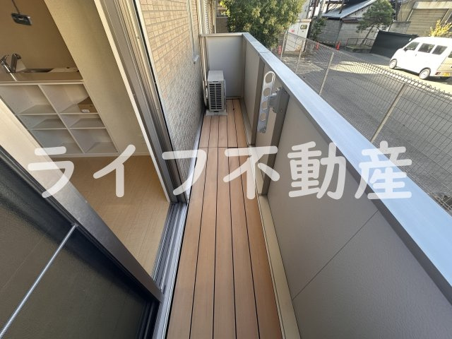 グラン シエルのバルコニー|陽当たり良好なバルコニーです