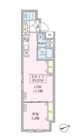 【間取り】 | スカイコートリュクス品川大崎 | 間取図