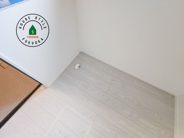 小郡市大保第4-2棟（2号棟）のランドリースペース|ランドリースペースとなります。広々して有効的にご使用できます。 