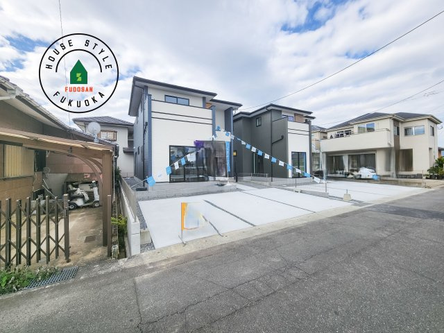 小郡市大保第4-2棟（2号棟）の前面道路含む現地写真|見学の時間などお気軽にお問い合わせ下さい。