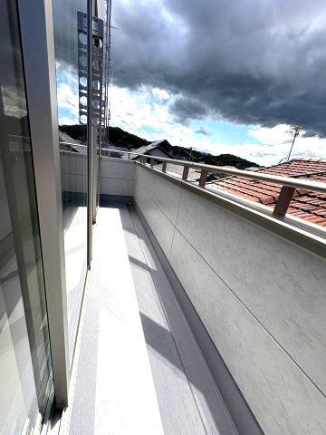 【バルコニー】 | 福岡市博多区麦野1丁目　2号棟（全2棟）【仲介手数料無料・0円】 | 施工例。施工例は完成時と異なる場合があります。