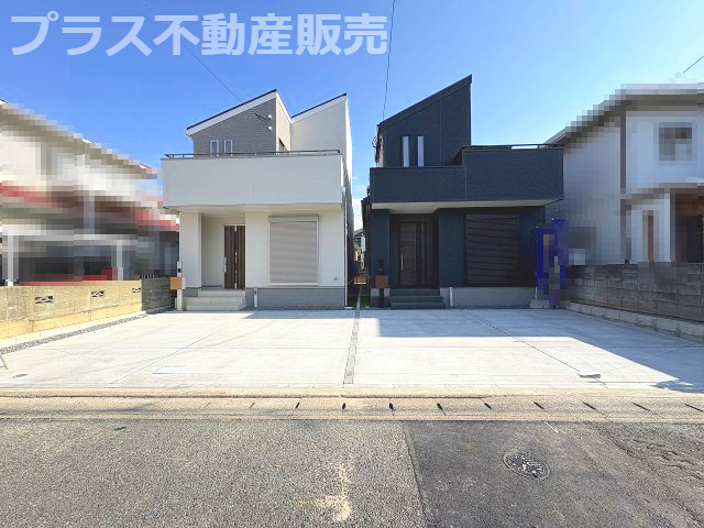 【外観】 | 福岡市博多区麦野1丁目　2号棟（全2棟）【仲介手数料無料・0円】 | 現地写真。プラス不動産販売なら、現場の全ての棟をまとめてご見学頂けます。