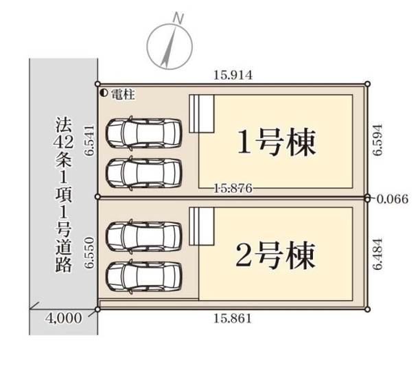 【区画図】 | 福岡市博多区麦野1丁目　2号棟（全2棟）【仲介手数料無料・0円】 | 区画図です。2号棟