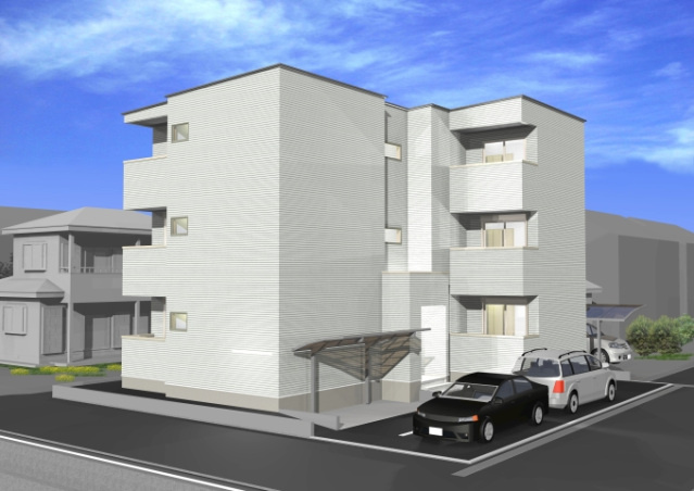 ＲＥＧＡＬＥＳＴ庭瀬Ⅰの外観パース