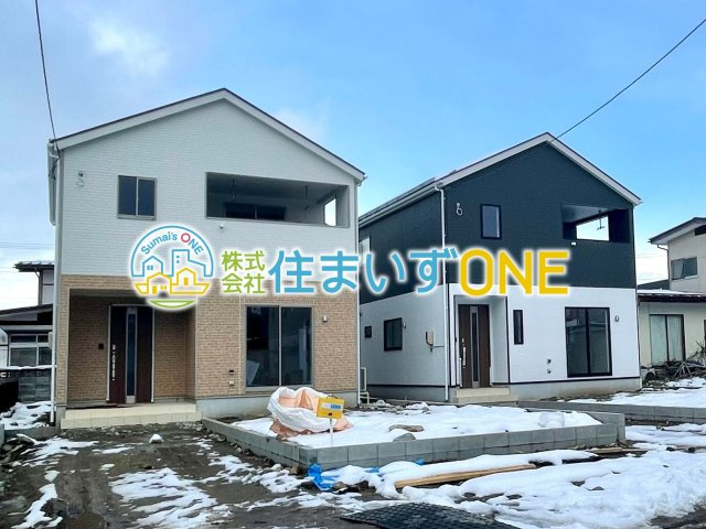 【外観】 | 【新築分譲住宅　～クレイドルガーデン～】 山形市江南　第24　☆全2棟☆ | 【Facade】
爽やかな青空の下に贅沢なほどに降り注ぐ陽光、豊かな居住性と、クオリティが見事に調和した住空間は、住まうことの喜びを感じさせてくれます。