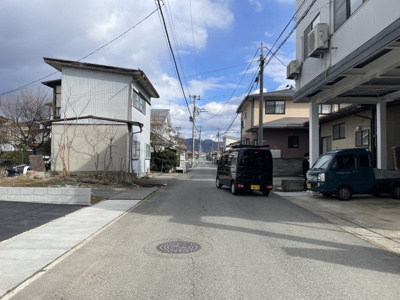 【前面道路含む現地写真】 | 【新築分譲住宅　～クレイドルガーデン～】 山形市江南　第24　☆全2棟☆