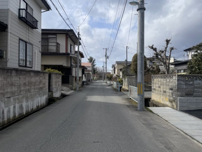 【前面道路含む現地写真】 | 【新築分譲住宅　～クレイドルガーデン～】 山形市江南　第24　☆全2棟☆
