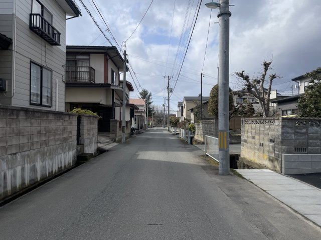 【前面道路含む現地写真】 | 【新築分譲住宅　～クレイドルガーデン～】 山形市江南　第24　☆全2棟☆