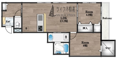 アベニール末広の間取り|おしゃれな外観です