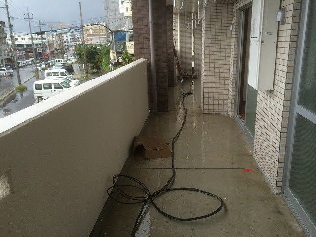 サニーパレスのバルコニー