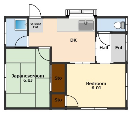 成澤戸建東椎路1294南西角の間取り