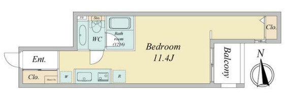 エルスタンザ下北沢の間取り