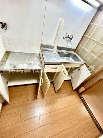 藤田テラスハウスのキッチン|キッチン下収納