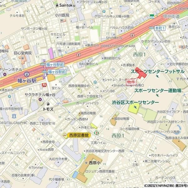 KDXレジデンス西原の地図