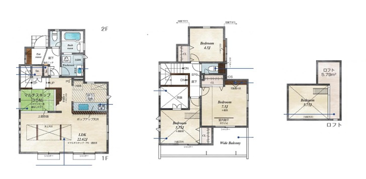 東村山市野口町２丁目　新築戸建　全３棟