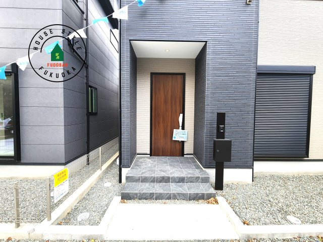 福岡市城南区堤1丁目第2-2棟（2号棟）の外観|デザイン性のある外観です。