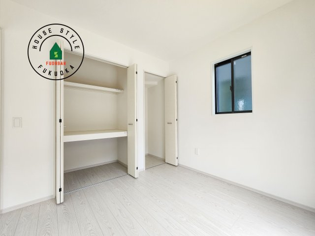 福岡市城南区堤1丁目第2-2棟（1号棟）の和室|将来的に、琉球畳を引きまして和室風にすることも可能です。