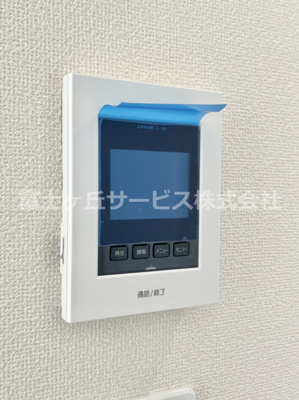 【セキュリティ】 | 三島市萩 新築一戸建て A号棟 | TVモニター付きインターフォンです