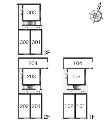 【区画図】 | クレイノＫＭメゾン