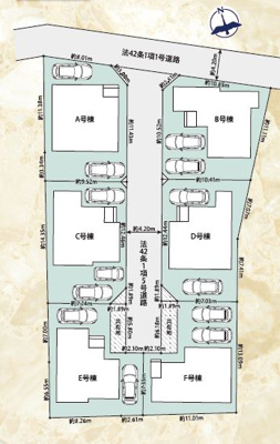 【区画図】 | 静岡市駿河区向敷地4丁目 14期 新築一戸建て A号棟 | A号棟の区画図です