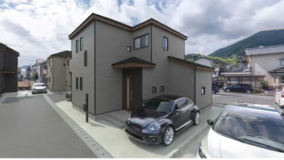 【外観パース】 | 静岡市駿河区向敷地4丁目 14期 新築一戸建て C号棟 | 外観パースです