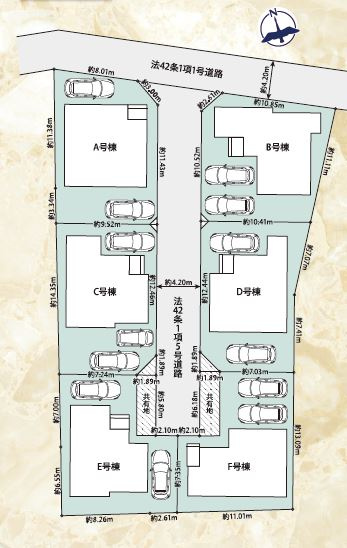 【区画図】 | 静岡市駿河区向敷地4丁目 14期 新築一戸建て C号棟 | C号棟の区画図です