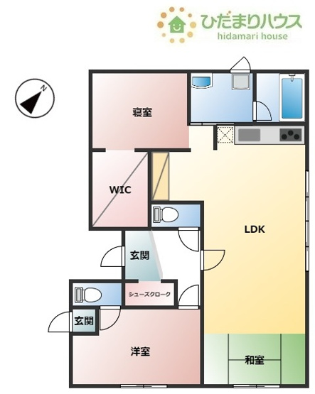 【間取り】 | つくば市今鹿島　中古戸建 | 木の温もりがやさしいフローリング♪